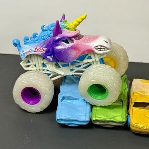Monster Jam Sparkle Smash Truck Spin Master Unicorn